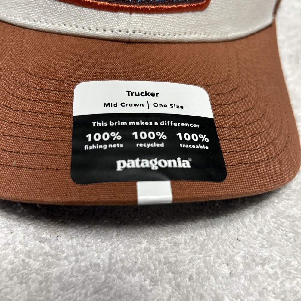 Patagonia Take a Stand " We Stand For The Water We Stand Trucker Hat – Mesh Snap - Picture 5 of 5